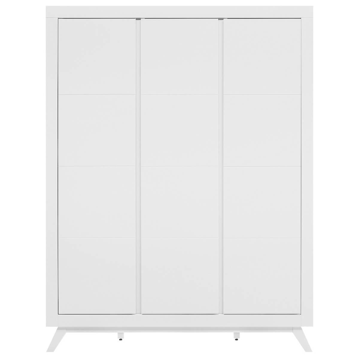 Armoire 3 portes ANNE Bopita blanc 