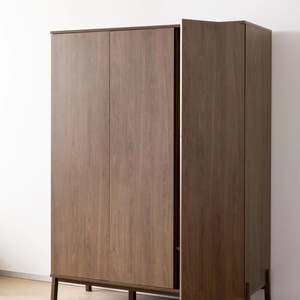 Armoire 3 portes ASHI Quax chataignier