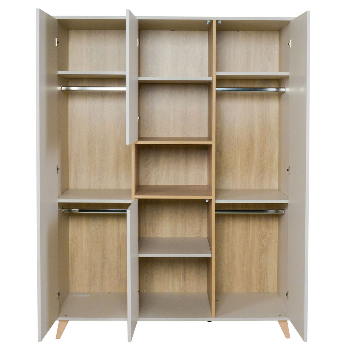 Armoire 3 portes LOFT Quax argile