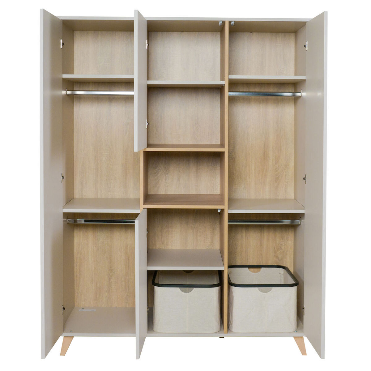 Armoire 3 portes LOFT Quax argile