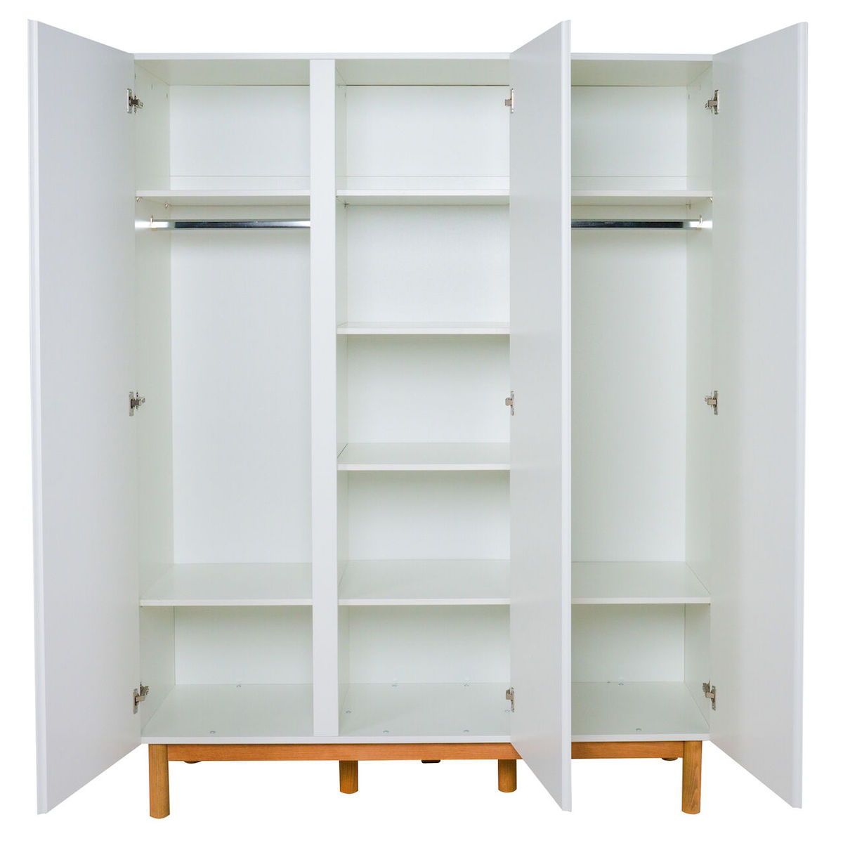 Armoire 3 portes MOOD Quax blanc