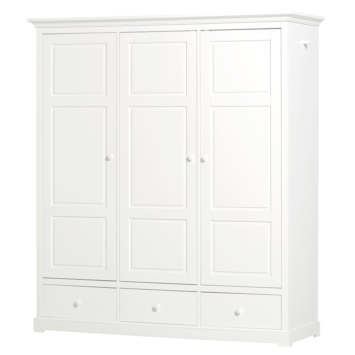 Armoire 3 portes SEASIDE Oliver Furniture blanc