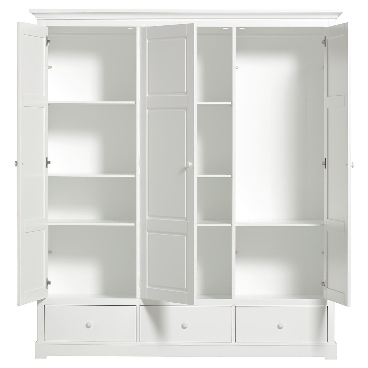 Armoire 3 portes SEASIDE Oliver Furniture blanc
