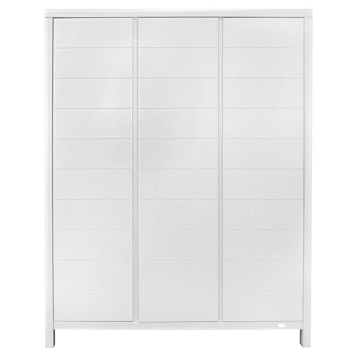 Armoire 3 portes STRIPES Quax blanc