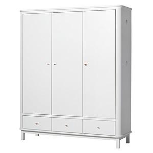 Armoire 3 portes WOOD Oliver Furniture blanc