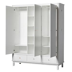 Armoire 3 portes WOOD Oliver Furniture blanc