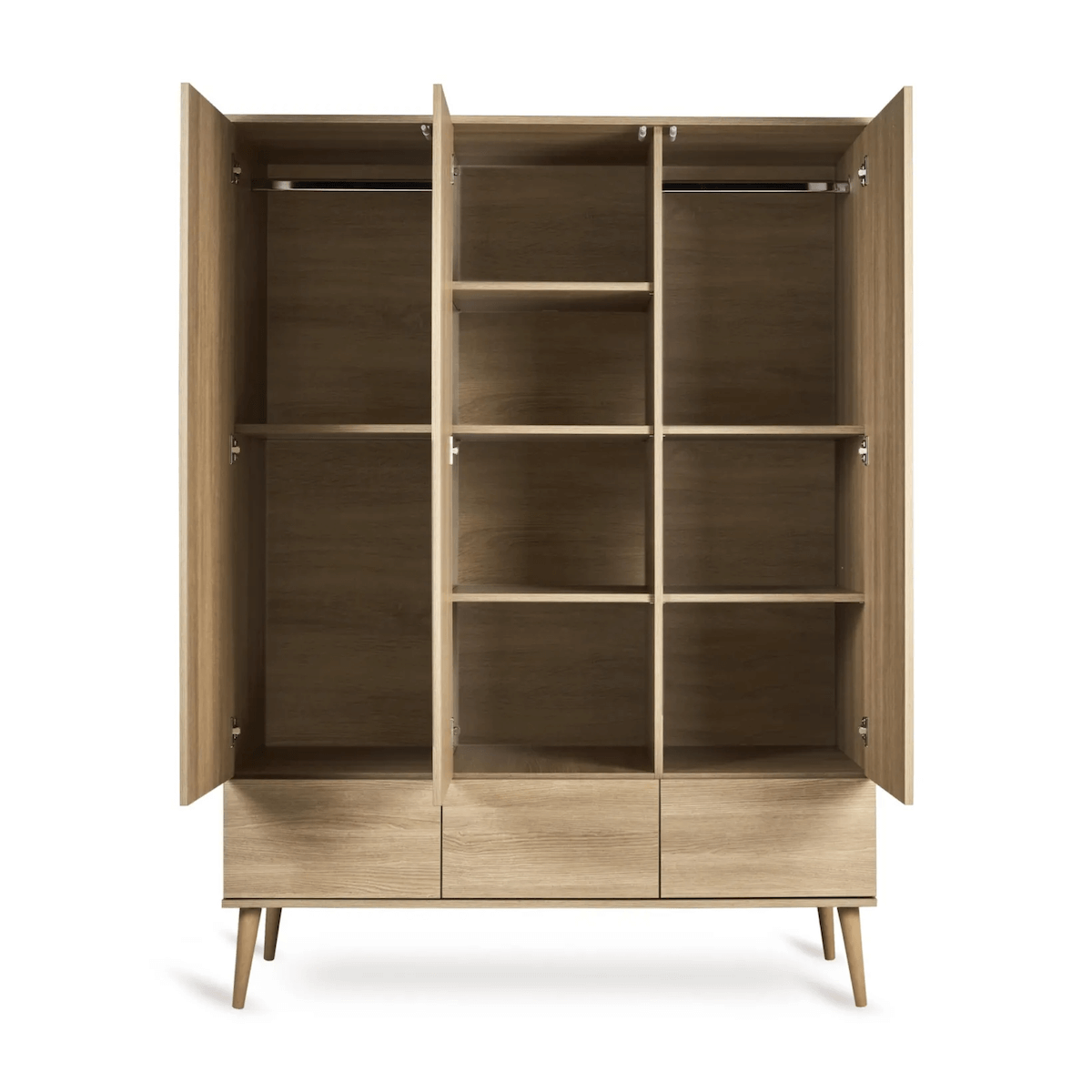 Armoire 3 portes XL FLOW Quax honey ash