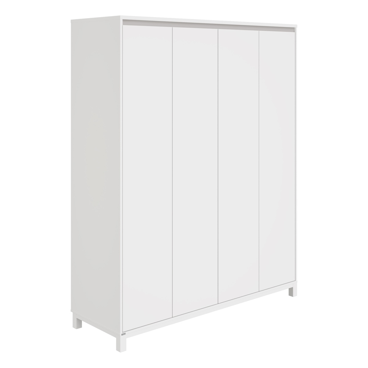 Armoire 4 portes OLLI Paidi blanc gris ardoise