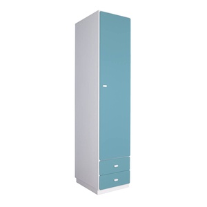 Armoire 47,4x218cm DESTYLE de Breuyn blanc blue