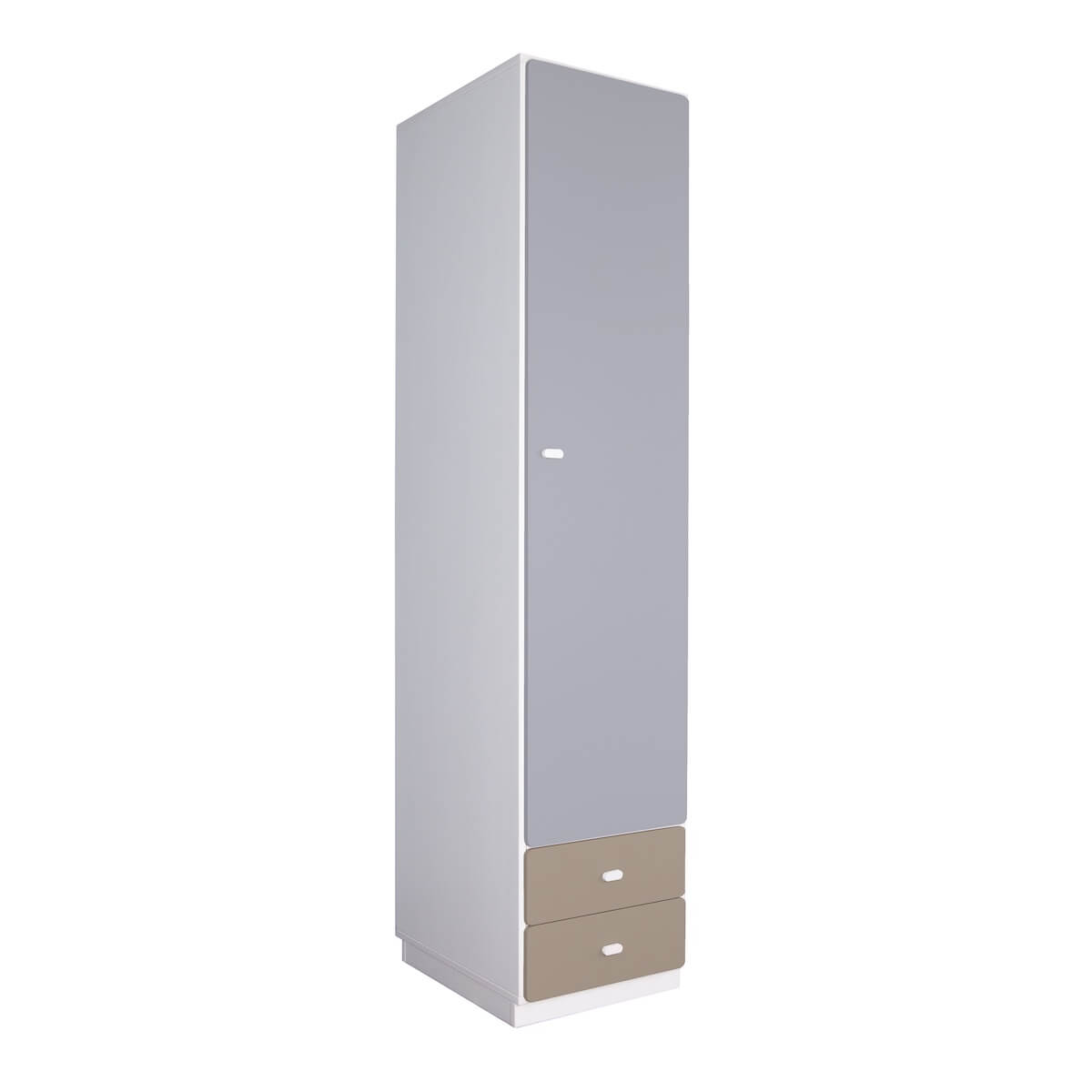Armoire 47,4x218cm DESTYLE de Breuyn blanc grey light grey