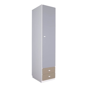 Armoire 47,4x218cm DESTYLE de Breuyn blanc grey light grey