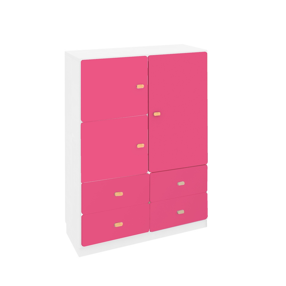 Armoire 93x113cm DESTYLE de Breuyn blanc pink