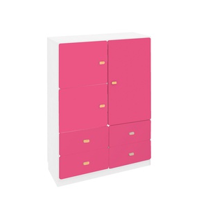 Armoire 93x113cm DESTYLE de Breuyn blanc pink