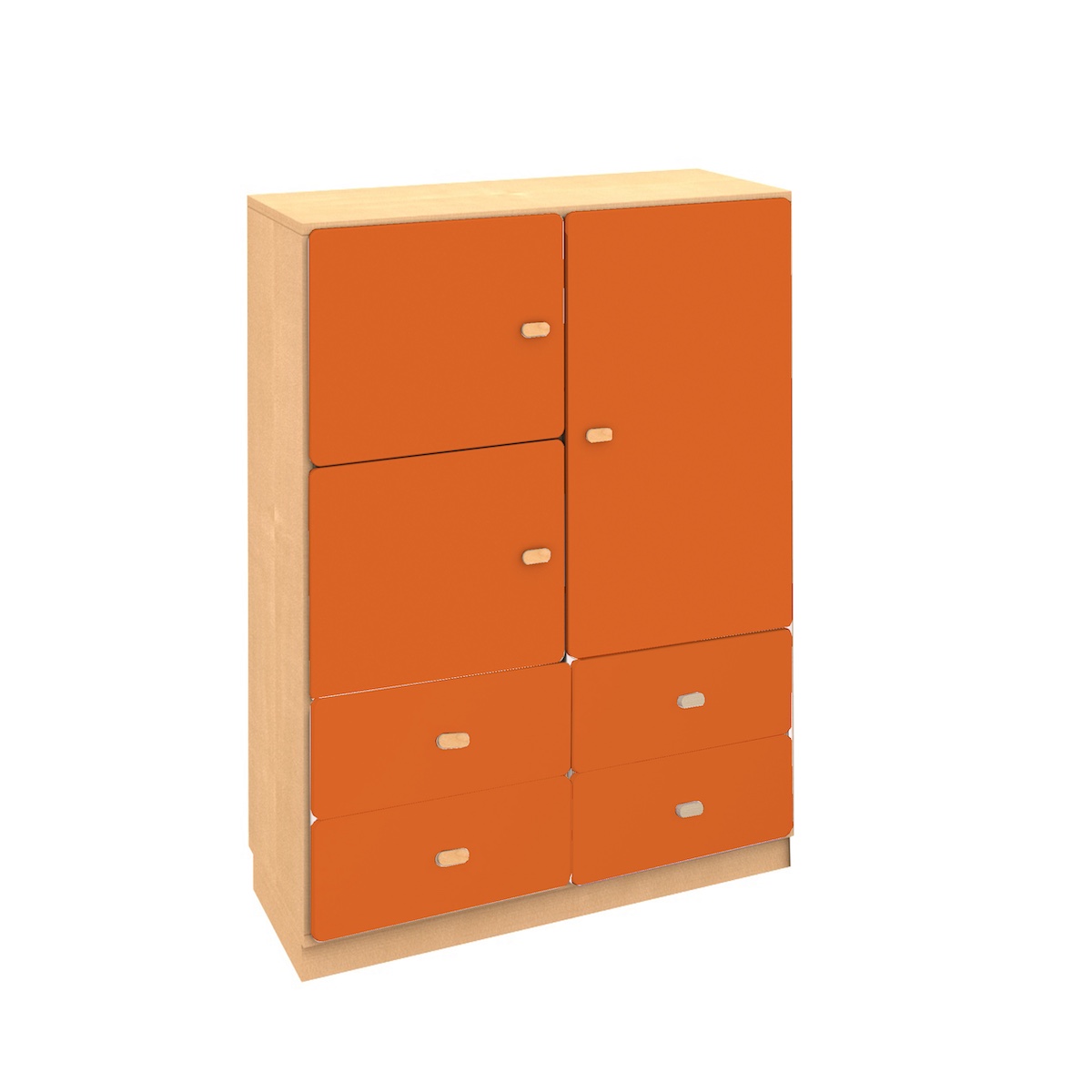 Armoire 93x113cm DESTYLE de Breuyn naturel orange