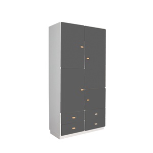 Armoire 93x184cm DESTYLE de Breuyn blanc anthracite