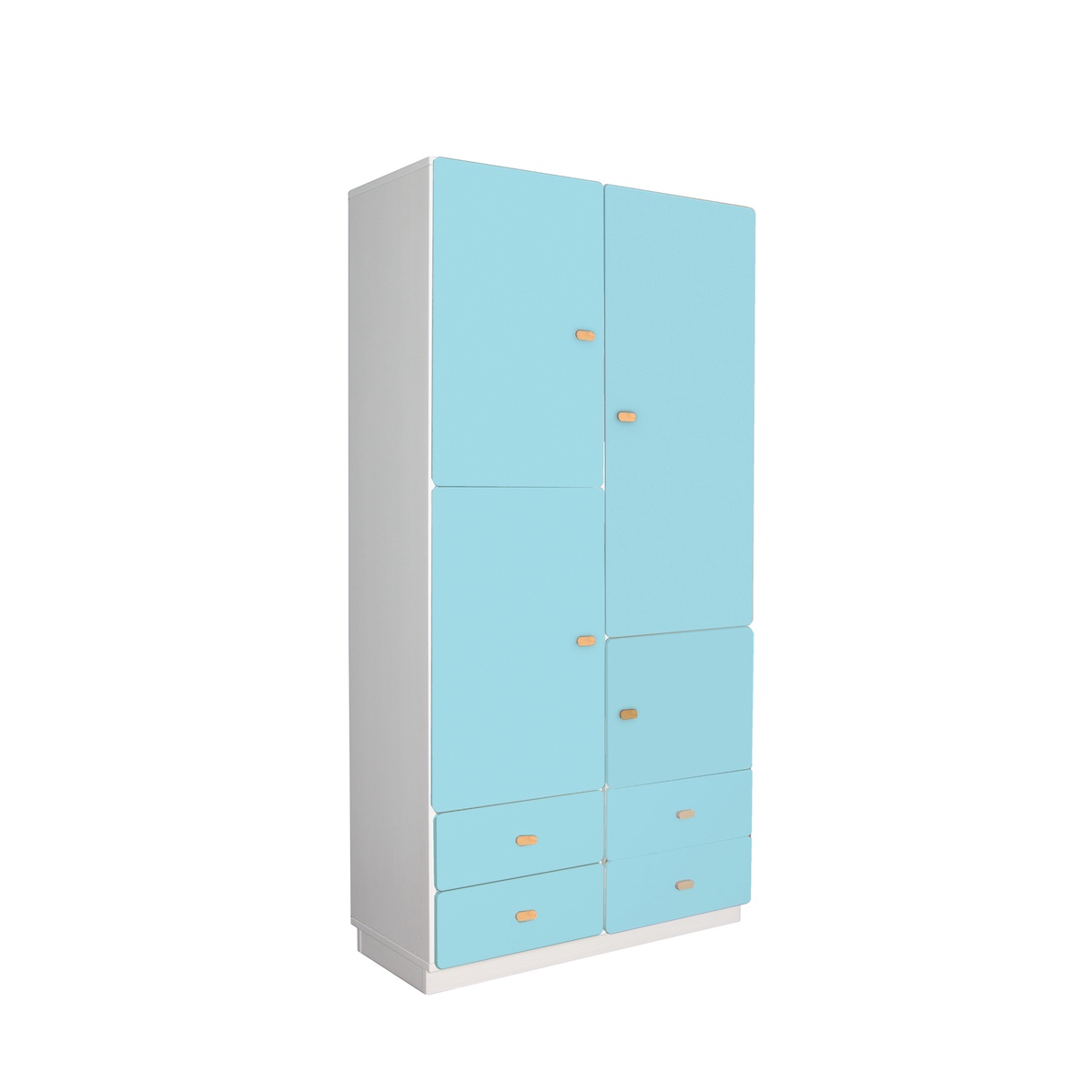Armoire 93x184cm DESTYLE de Breuyn blanc crystal blue