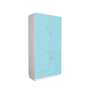 Armoire 93x184cm DESTYLE de Breuyn blanc crystal blue