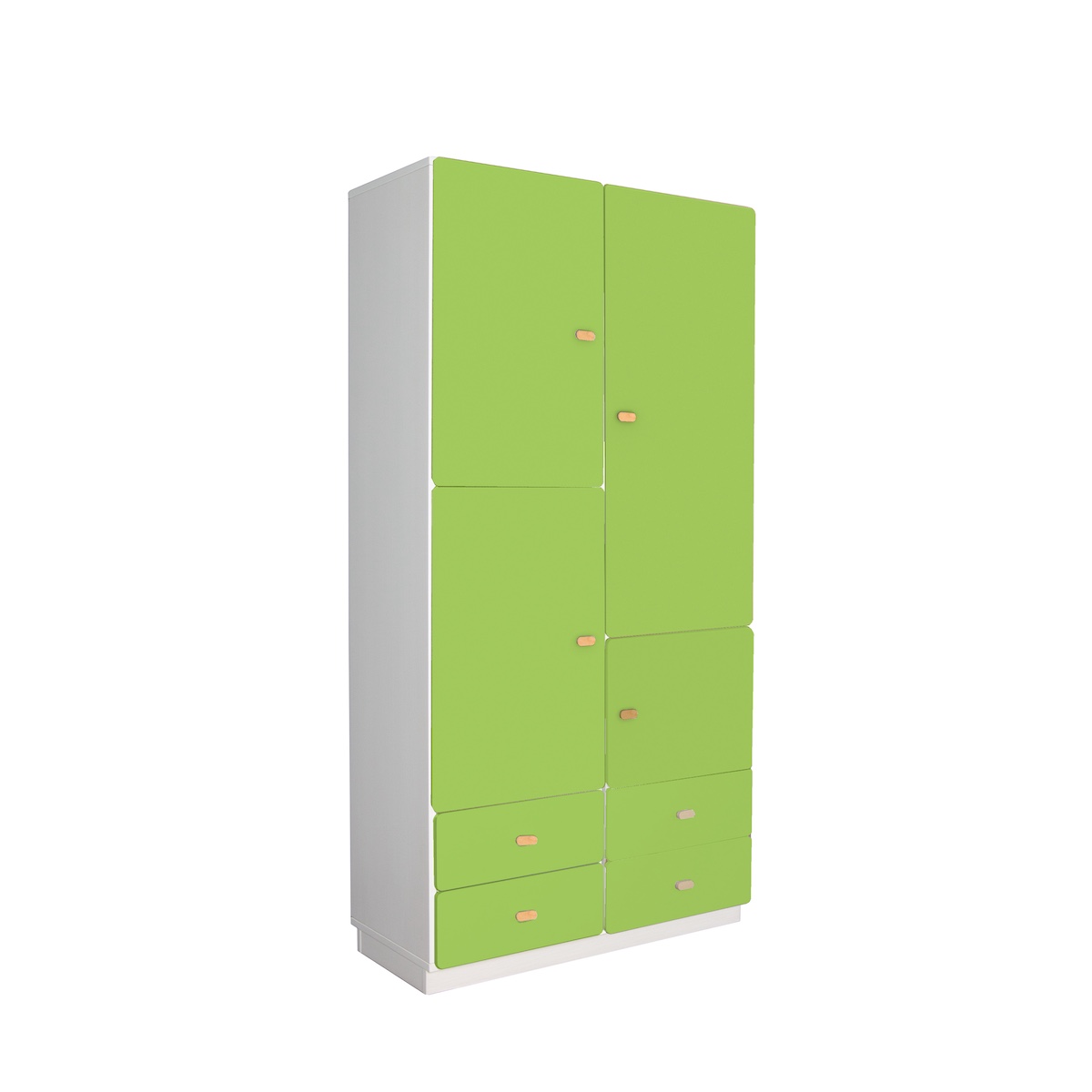 Armoire 93x184cm DESTYLE de Breuyn blanc lime mint