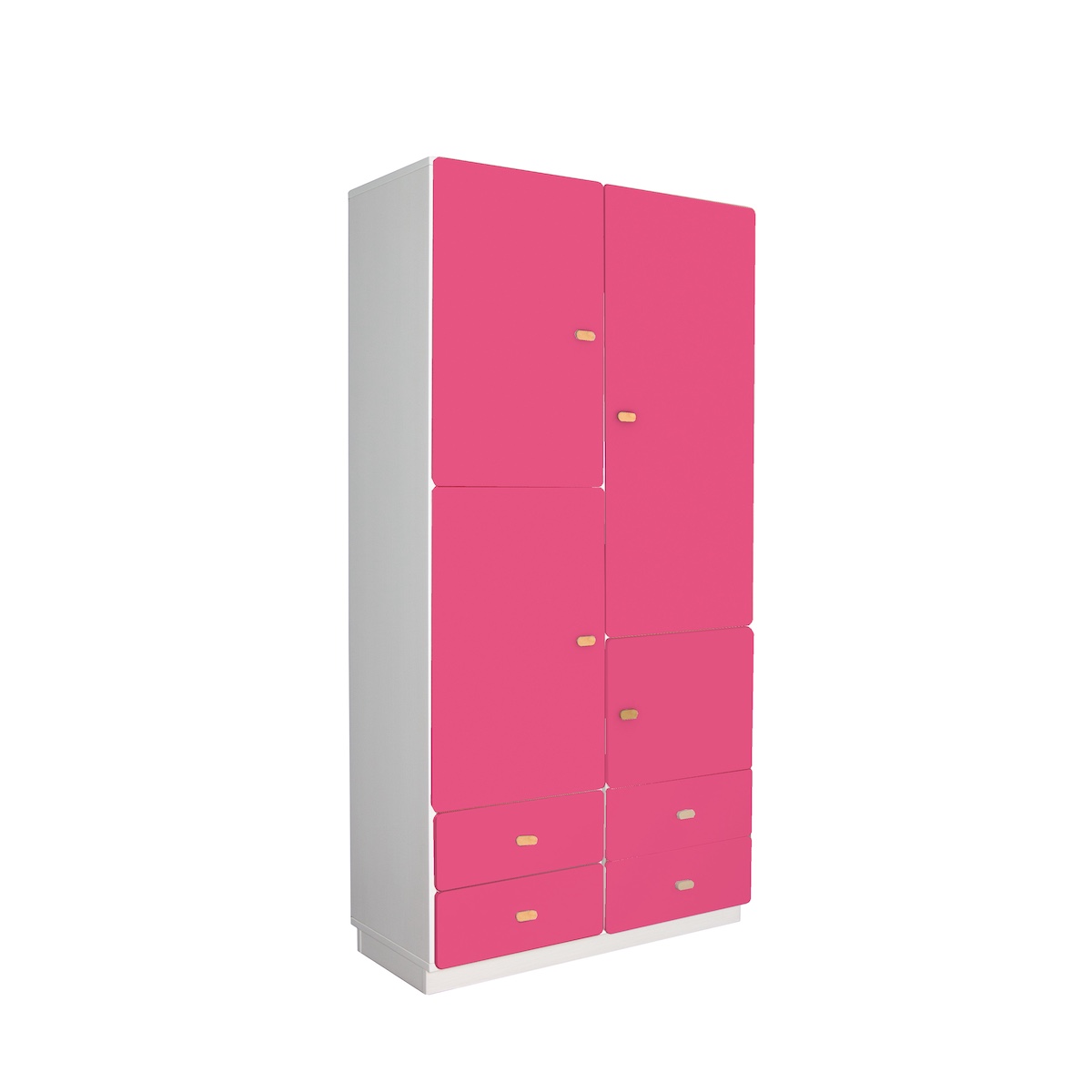Armoire 93x184cm DESTYLE de Breuyn blanc pink