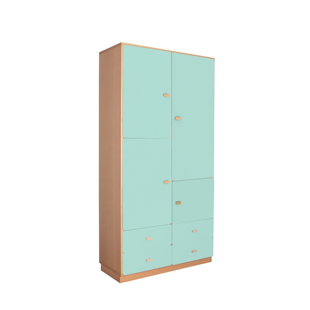 Armoire 93x184cm DESTYLE de Breuyn naturel mint