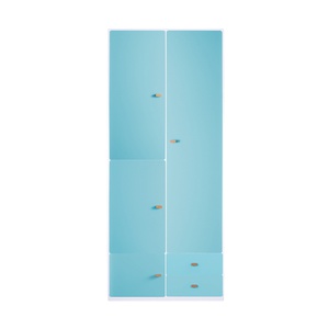 Armoire 93x218cm DESTYLE de Breuyn blanc blue