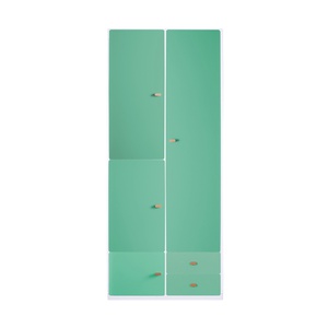 Armoire 93x218cm DESTYLE de Breuyn blanc green
