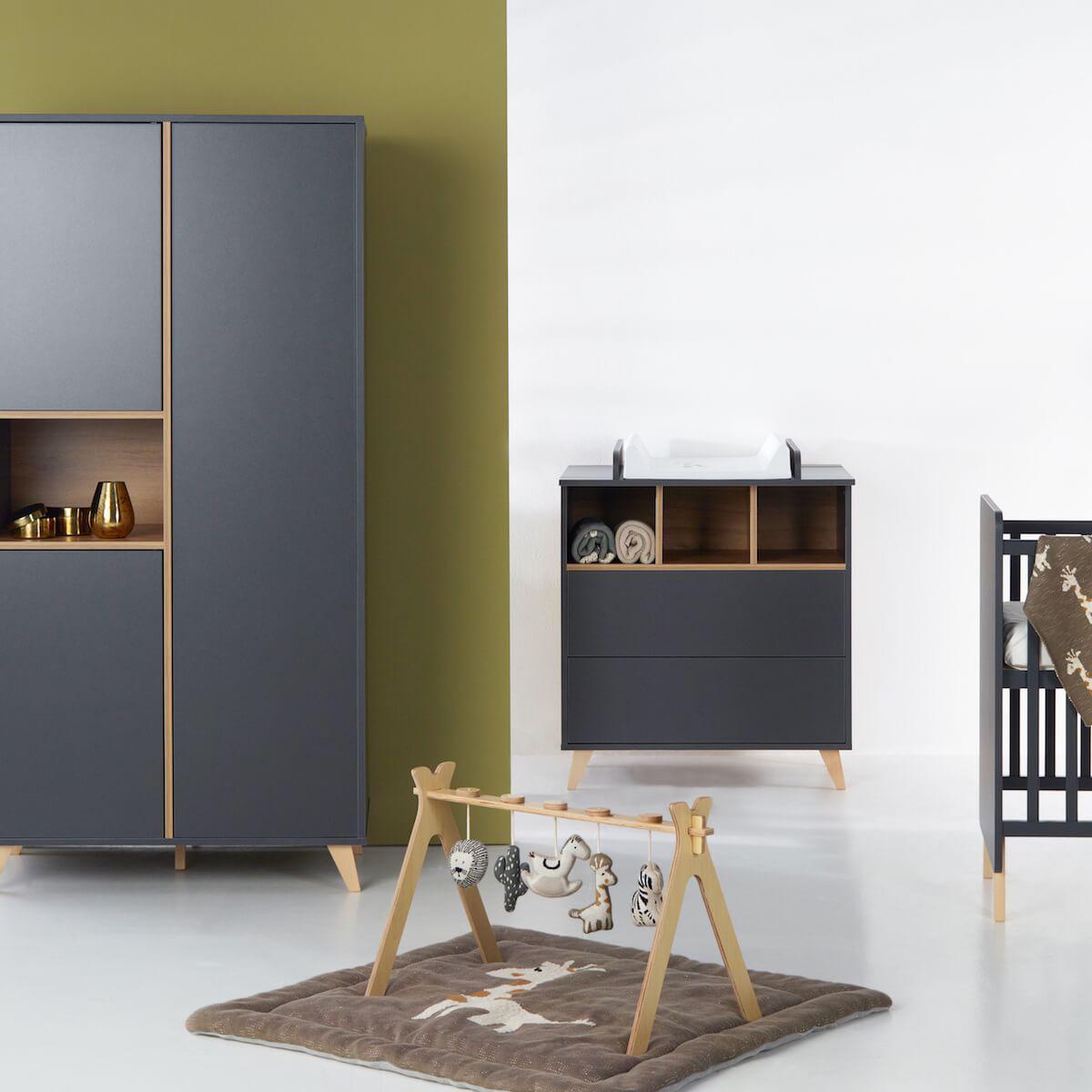 Armoire 96x190cm LOFT Quax anthracite