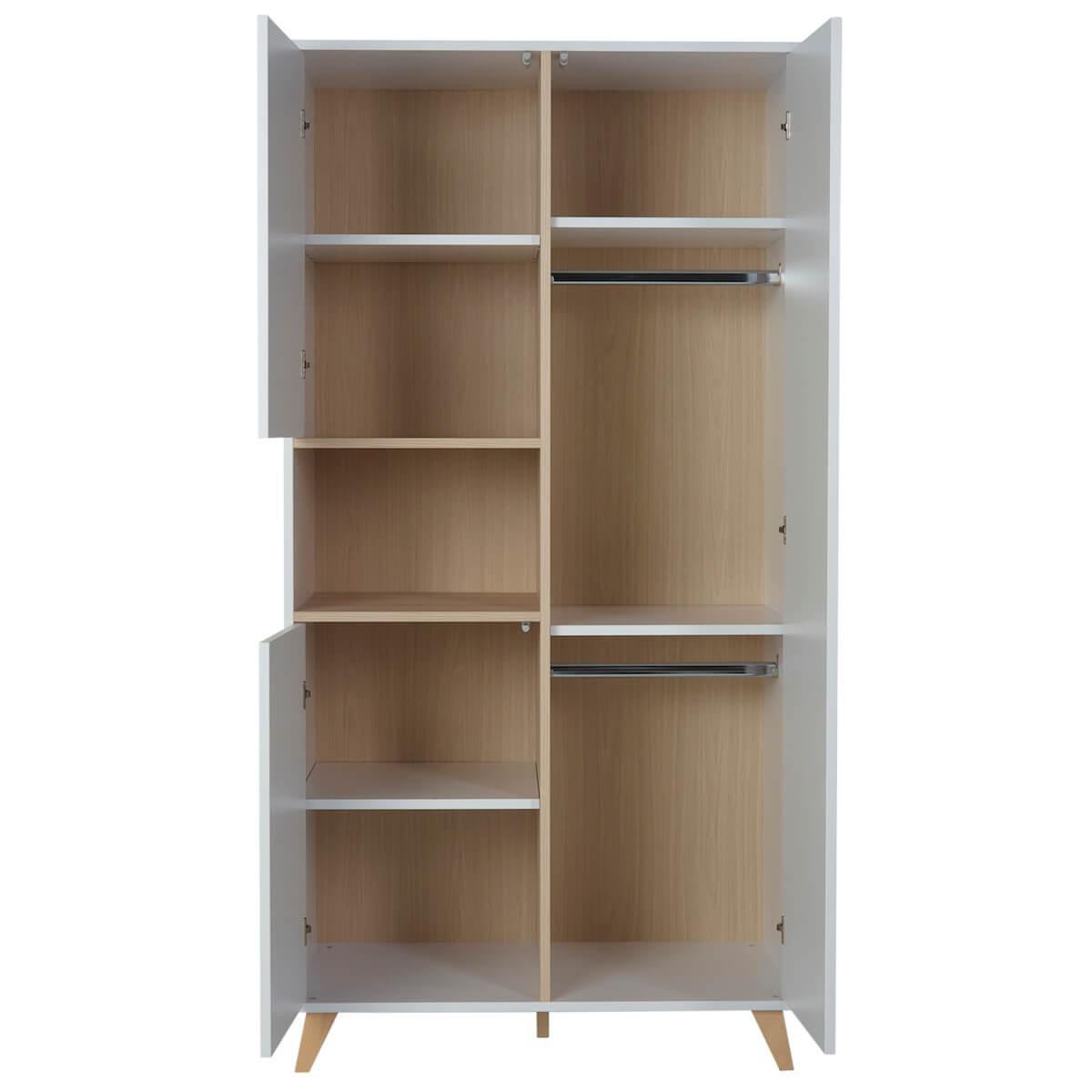 Armoire 96x190cm LOFT Quax blanc
