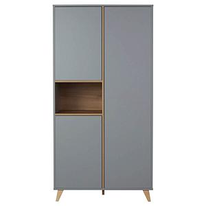 Armoire 96x190cm LOFT Quax gris