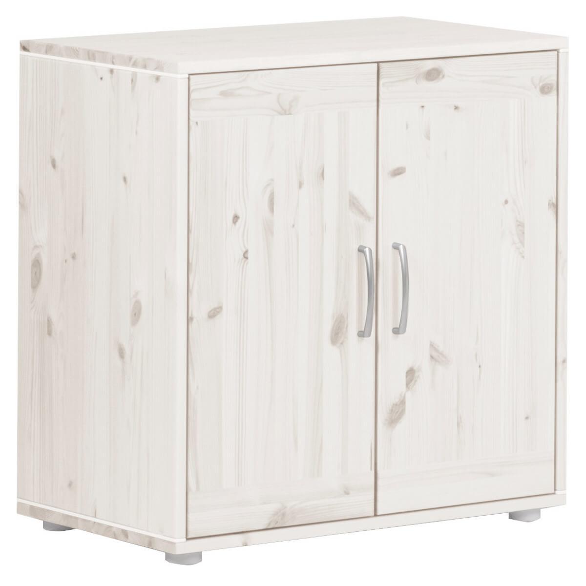 Armoire basse by Flexa deux portes avec une etagère