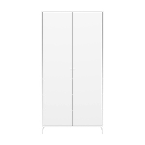 Armoire enfant 2 portes avec pied SAGA FLEXA blanc