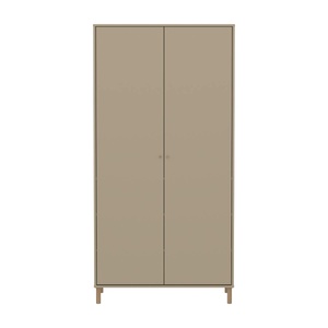 Armoire enfant 2 portes avec pied SAGA FLEXA oat oak