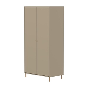 Armoire enfant 2 portes avec pied SAGA FLEXA oat oak