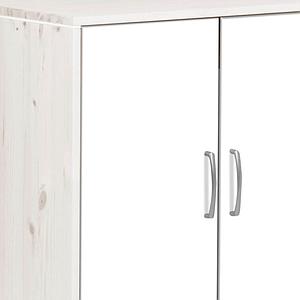 Armoire enfant 2 portes NEW Classic FLEXA blanchi - blanc - blanc