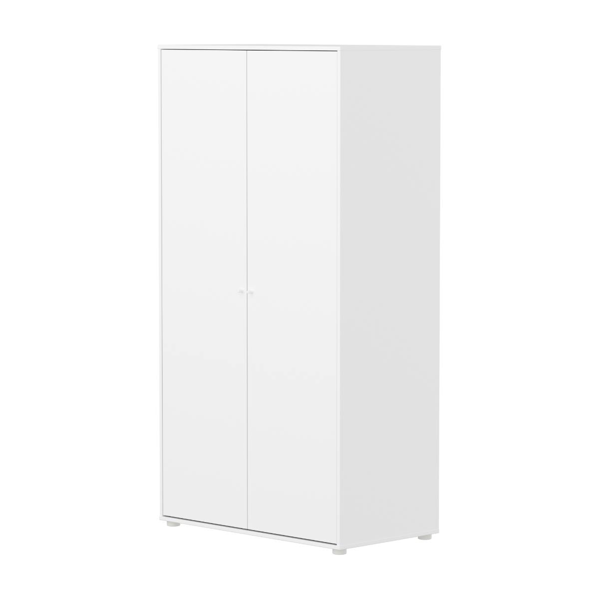 Armoire enfant 2 portes SAGA FLEXA blanc