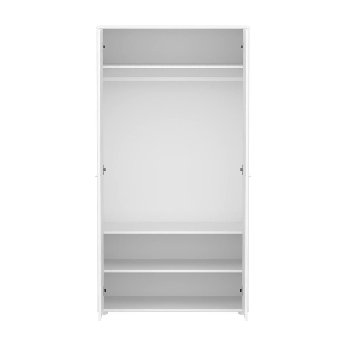 Armoire enfant 2 portes SAGA FLEXA blanc