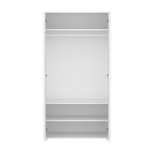 Armoire enfant 2 portes SAGA FLEXA blanc