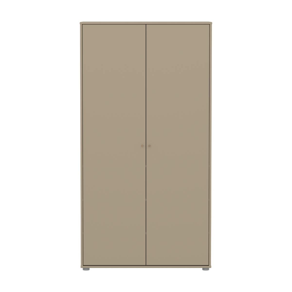 Armoire enfant 2 portes SAGA FLEXA oat oak light grey