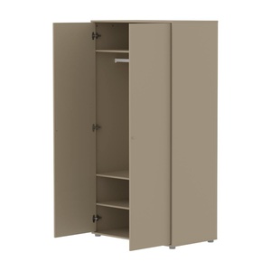 Armoire enfant 2 portes SAGA FLEXA oat oak light grey