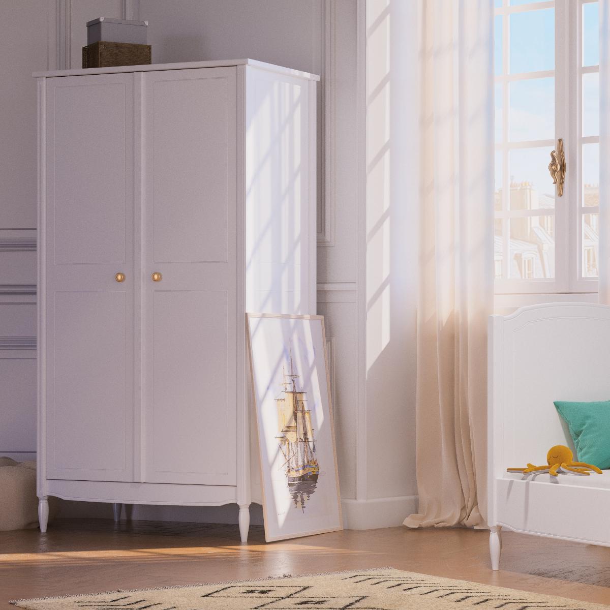 Armoire LAFAYETTE Théo Bebe neige