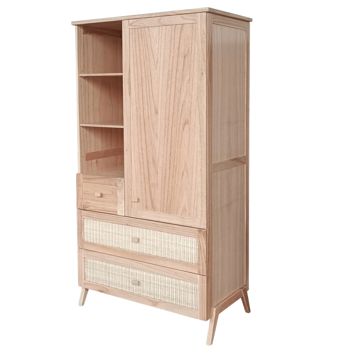 Armoire MARELIA BOIS Théo Bebe naturel