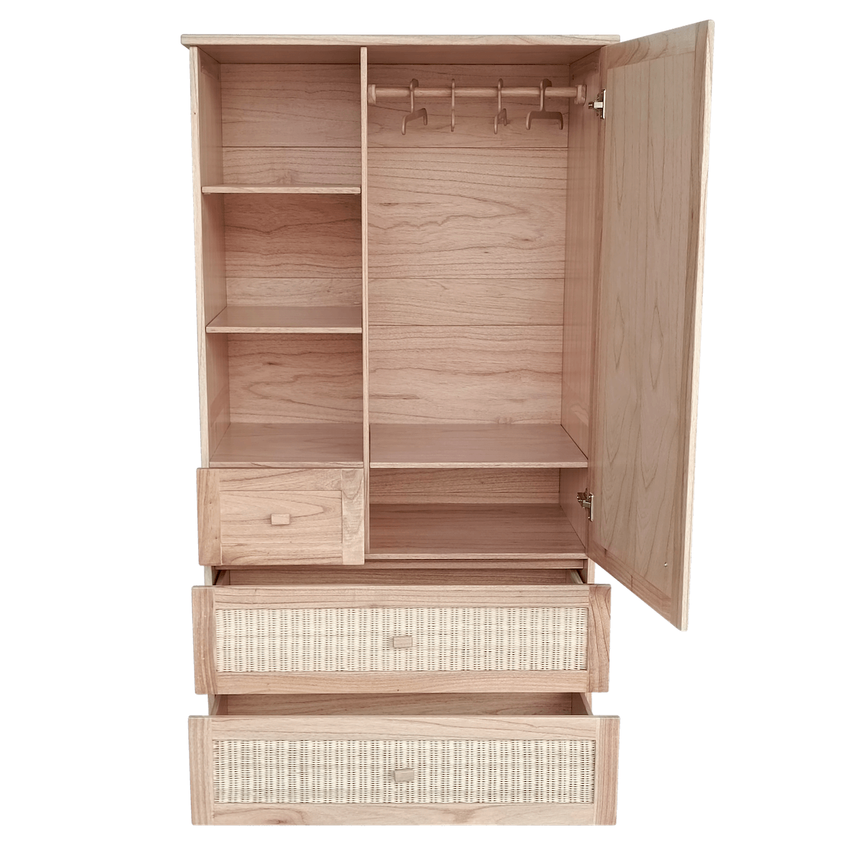 Armoire MARELIA BOIS Théo Bebe naturel