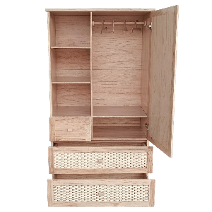 Armoire MARELIA BOIS Théo Bebe naturel