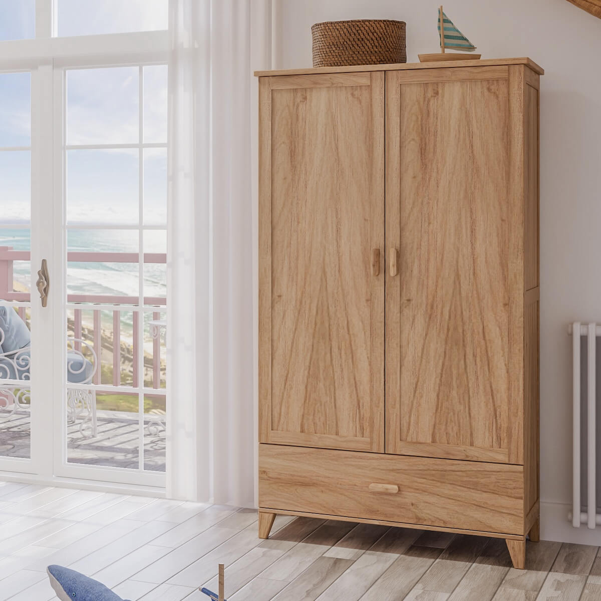 Armoire NAIA BOIS Théo Bebe naturel