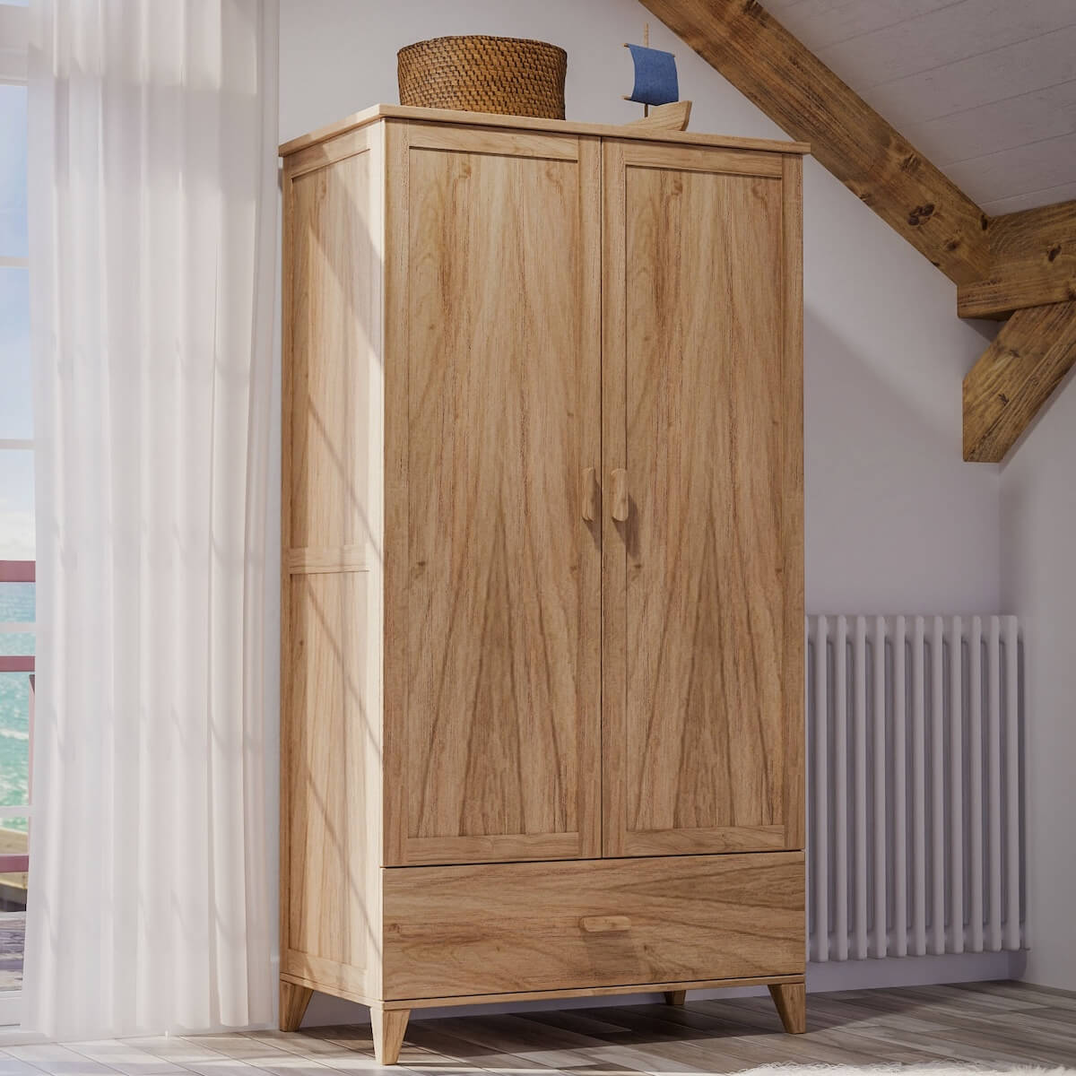 Armoire NAIA BOIS Théo Bebe naturel