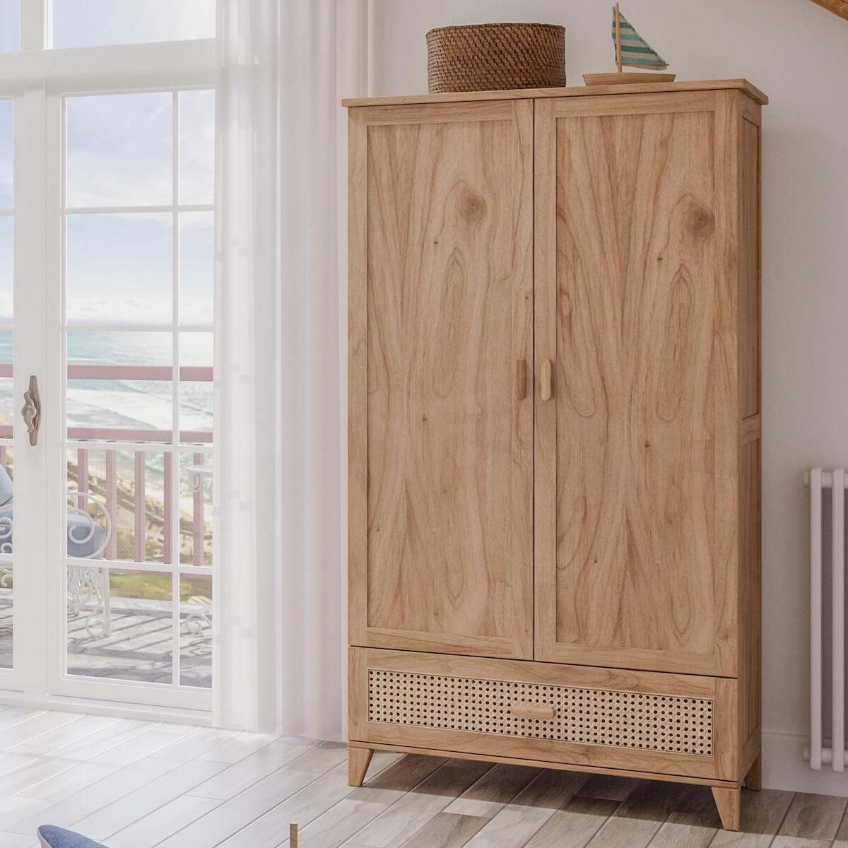 Armoire NAMI BOIS Théo Bebe naturel