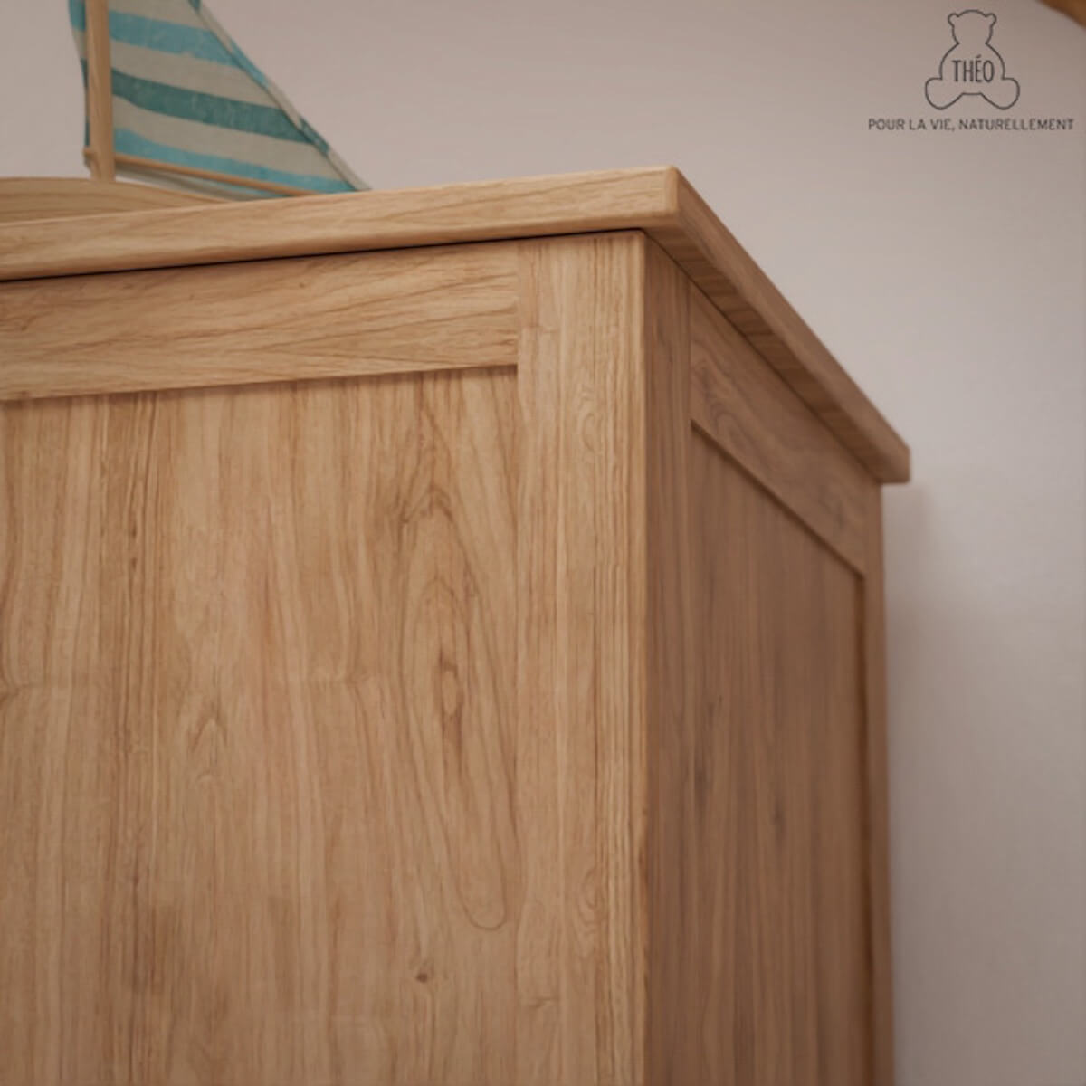 Armoire NAMI BOIS Théo Bebe naturel