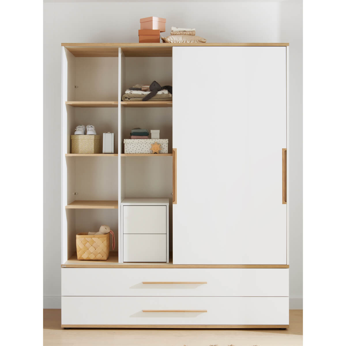 Armoire portes coulissantes L 164cm YOLANDA Paidi