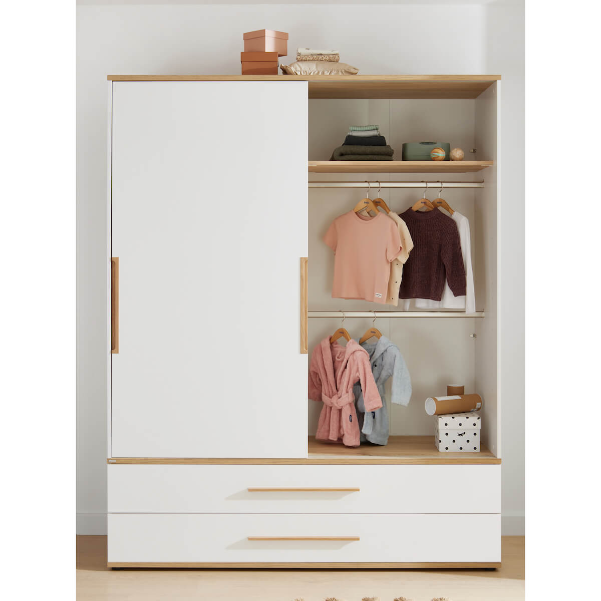 Armoire portes coulissantes L 164cm YOLANDA Paidi