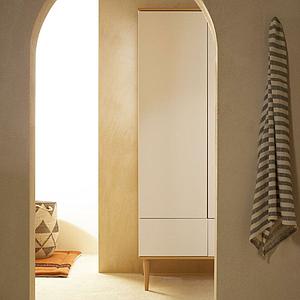 Armoire XL FLOW Quax Chêne naturel-blanc